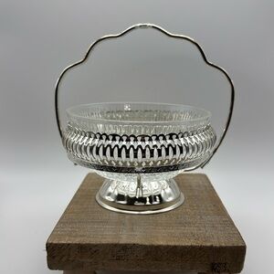 Mayell Made in‎ England Jelly Relish Bowl and Holder No Spoon